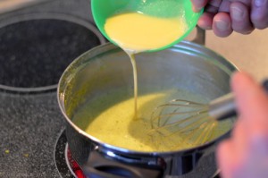 Pistazien-Buttercreme, Schritt 4