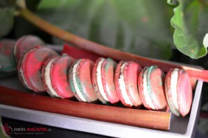 Macarons mit Rhabarber-Buttercreme