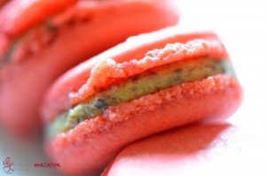 Rhabarber-Macarons