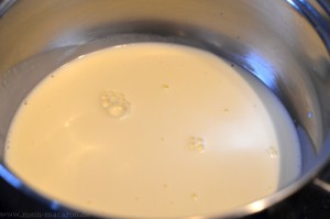 Schoko-Karamell-Ganache, Schritt 1