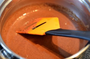 Schoko-Karamell-Ganache, Schritt 2