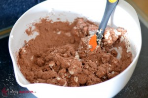 Schoko-Macarons, Schritt 6 Eischnee unterheben (1).
