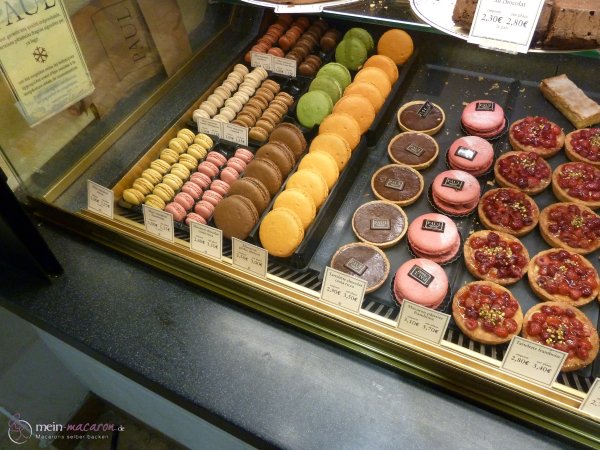Auslage bei "Paul" im Einkaufszentrum "Les Halles".