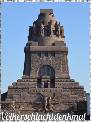 Das Völkerschlachtdenkmal in Leipzig.