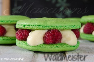 Waldmeister-Macarons Rezept Ganache