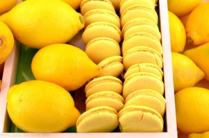 Zitronen-Macarons