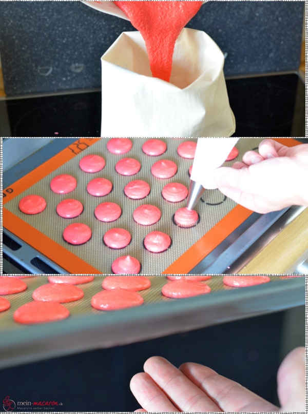 Erdbeer-Rhabarber-Macarons, Schritt 4