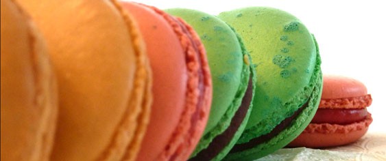 bunte Macarons