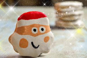 Macarons Weihnachtsmänner